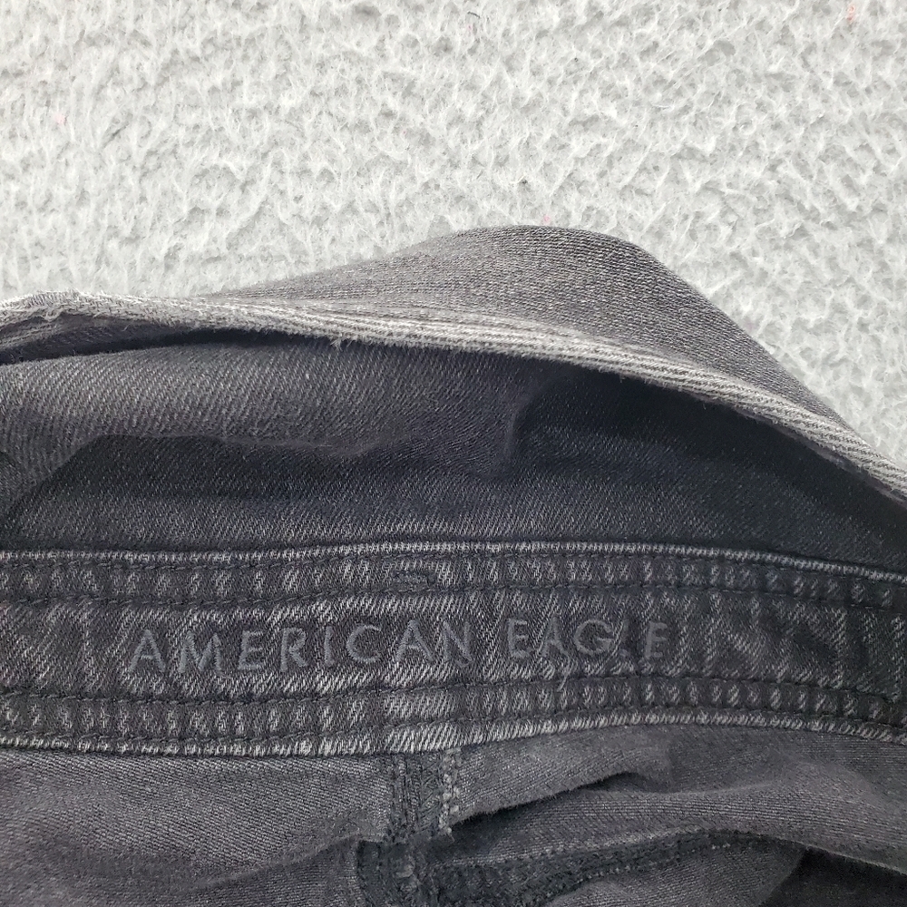 American Eagle Tomgirl Overalls Womens Size Small Black - Picture 3 of 13